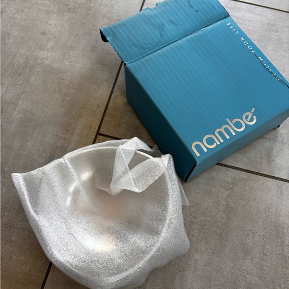 New Nambe tri corners bowl 6” 9.5oz silver - Picture 5 of 7